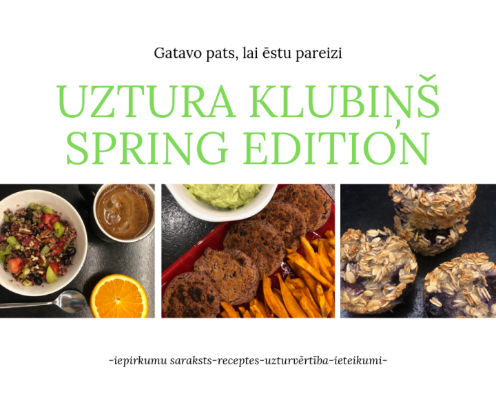 uztura klubiņš SPRING Edition